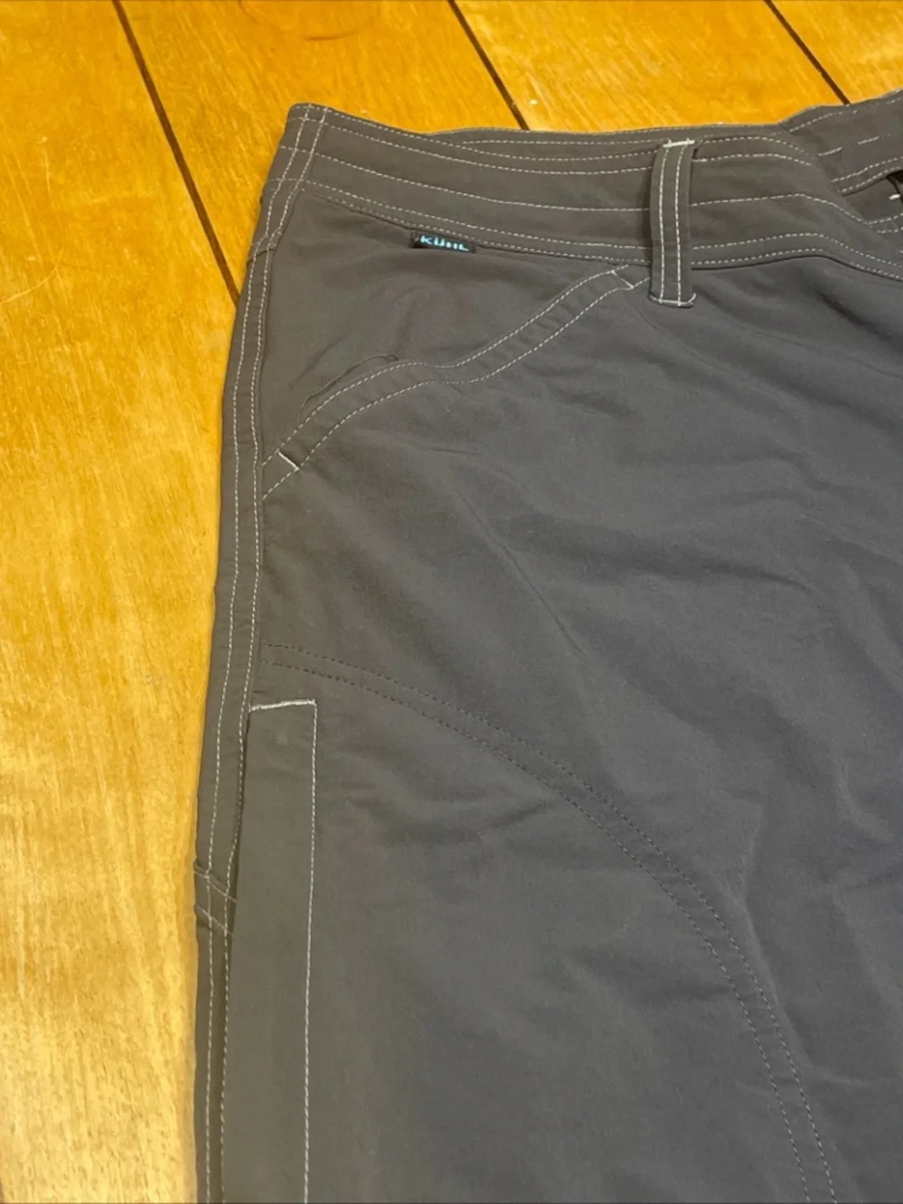 Kuhl Ramblr Shorts Size 38 Color Carbon Outdoor Hiking Cargo 12” Inseam - Picture 3 of 15